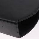 CARTIER PANTHERE Hand Bag Leather Black Gold Auth ka5314A-13
