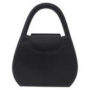 CARTIER PANTHERE Hand Bag Leather Black Gold Auth ka5314A-3