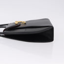 CARTIER PANTHERE Hand Bag Leather Black Gold Auth ka5314A-5