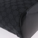 GUCCI GG Canvas Shoulder Bag Black Silver 001 3750 Auth ka5315A-12