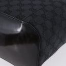 GUCCI GG Canvas Shoulder Bag Black Silver 001 3750 Auth ka5315A-13
