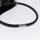 GUCCI GG Canvas Shoulder Bag Black Silver 001 3750 Auth ka5315A-7