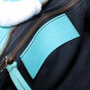 BALENCIAGA Classic Mini City Bag Leather 2way Turquoise Blue 300295 Auth ka5318M-17