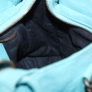 BALENCIAGA Classic Mini City Bag Leather 2way Turquoise Blue 300295 Auth ka5318M-19
