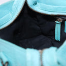 BALENCIAGA Classic Mini City Bag Leather 2way Turquoise Blue 300295 Auth ka5318M-20