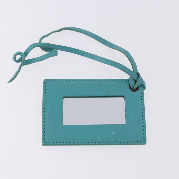 BALENCIAGA Classic Mini City Bag Leather 2way Turquoise Blue 300295 Auth ka5318M