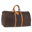 LOUIS VUITTON Monogram Keepall Bandouliere55 Boston Bag M41414 LV Auth ka5319-1