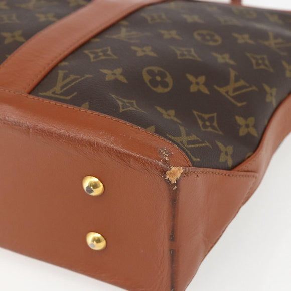 LOUIS VUITTON Monogram Sac Weekend PM Hand Bag M42425 LV Auth ka532