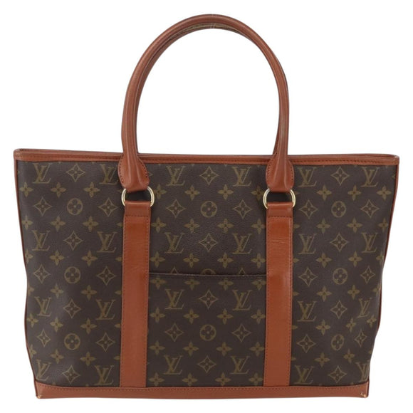LOUIS VUITTON Monogram Sac Weekend PM Hand Bag M42425 LV Auth ka532