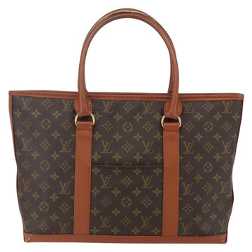 LOUIS VUITTON Monogram Sac Weekend PM Hand Bag M42425 LV Auth ka532 - 0