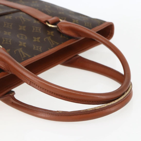 LOUIS VUITTON Monogram Sac Weekend PM Hand Bag M42425 LV Auth ka532