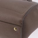 Salvatore Ferragamo Tote Bag Leather Beige Gold Auth ka5320A-14