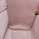 Salvatore Ferragamo Tote Bag Leather Beige Gold Auth ka5320A-21