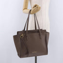 Salvatore Ferragamo Tote Bag Leather Beige Gold Auth ka5320A-25