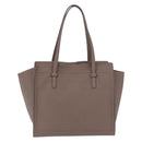 Salvatore Ferragamo Tote Bag Leather Beige Gold Auth ka5320A-3