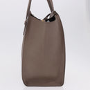 Salvatore Ferragamo Tote Bag Leather Beige Gold Auth ka5320A-5