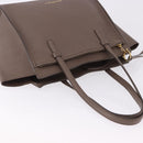 Salvatore Ferragamo Tote Bag Leather Beige Gold Auth ka5320A-7