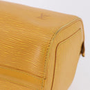 LOUIS VUITTON Epi Speedy 25 Hand Bag Tassili Yellow M43019 LV Auth ka5321A-13