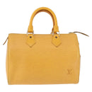 LOUIS VUITTON Epi Speedy 25 Hand Bag Tassili Yellow M43019 LV Auth ka5321A-2