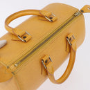 LOUIS VUITTON Epi Speedy 25 Hand Bag Tassili Yellow M43019 LV Auth ka5321A-6