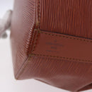 LOUIS VUITTON Epi Sac Depaule GM Shoulder Bag Brown M80193 LV Auth ka5322-10