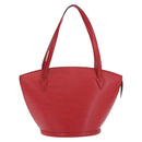 LOUIS VUITTON Epi Saint Jacques Shopping Shoulder Bag Red M52277 LV Auth ka5323-13
