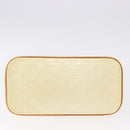 LOUIS VUITTON Monogram Vernis Houston Hand Bag Perle M91342 LV Auth ka5324A-7