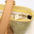 LOUIS VUITTON Monogram Vernis Houston Hand Bag Perle M91342 LV Auth ka5324A-18