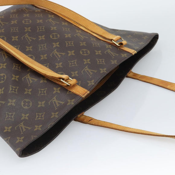 LOUIS VUITTON Monogram Sac Shopping Tote Bag M51108 LV Auth ka5327