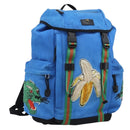 GUCCI Backpack Canvas Blue Black 429037 Auth ka5328A-1