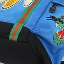 GUCCI Backpack Canvas Blue Black 429037 Auth ka5328A-10
