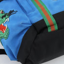 GUCCI Backpack Canvas Blue Black 429037 Auth ka5328A-11