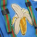 GUCCI Backpack Canvas Blue Black 429037 Auth ka5328A-15