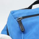 GUCCI Backpack Canvas Blue Black 429037 Auth ka5328A-18