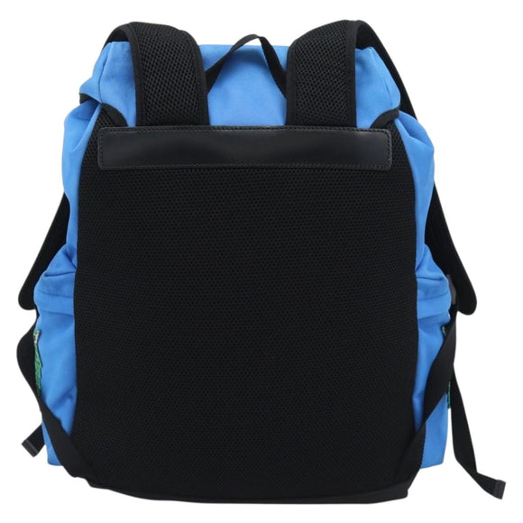 GUCCI Backpack Canvas Blue Black 429037 Auth ka5328A