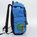 GUCCI Backpack Canvas Blue Black 429037 Auth ka5328A-4