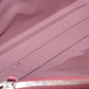 Christian Dior Canage Hand Bag Lamb Skin Pink Silver Auth ka5330V-16