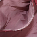 Christian Dior Canage Hand Bag Lamb Skin Pink Silver Auth ka5330V-23