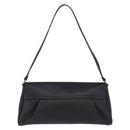Salvatore Ferragamo Gancini Shoulder Bag Leather Black Silver Auth ka5332V-2