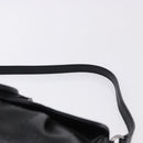 Salvatore Ferragamo Gancini Shoulder Bag Leather Black Silver Auth ka5332V-8