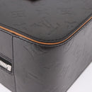 LOUIS VUITTON Monogram Mat Shelton Hand Bag Black M55172 LV Auth ka5335A-10