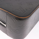 LOUIS VUITTON Monogram Mat Shelton Hand Bag Black M55172 LV Auth ka5335A-12
