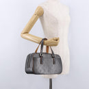 LOUIS VUITTON Monogram Mat Shelton Hand Bag Black M55172 LV Auth ka5335A-22