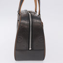 LOUIS VUITTON Monogram Mat Shelton Hand Bag Black M55172 LV Auth ka5335A-5