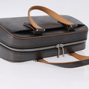 LOUIS VUITTON Monogram Mat Shelton Hand Bag Black M55172 LV Auth ka5335A-6