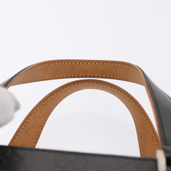 LOUIS VUITTON Monogram Mat Shelton Hand Bag Black M55172 LV Auth ka5335A