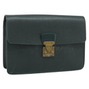 LOUIS VUITTON Taiga Pochette Kourad Clutch Bag Epicea M30194 LV Auth ka5336-1