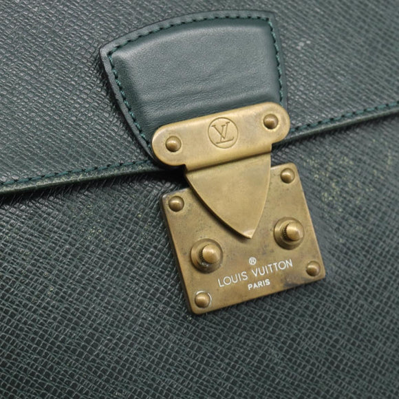 LOUIS VUITTON Taiga Pochette Kourad Clutch Bag Epicea M30194 LV Auth ka5336