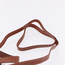 FENDI Pecan Hand Bag PVC Leather 2way Black Brown Auth ka5337A-10