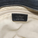 Salvatore Ferragamo Gancini Tote Bag Leather Black Silver Auth ka5338A-16
